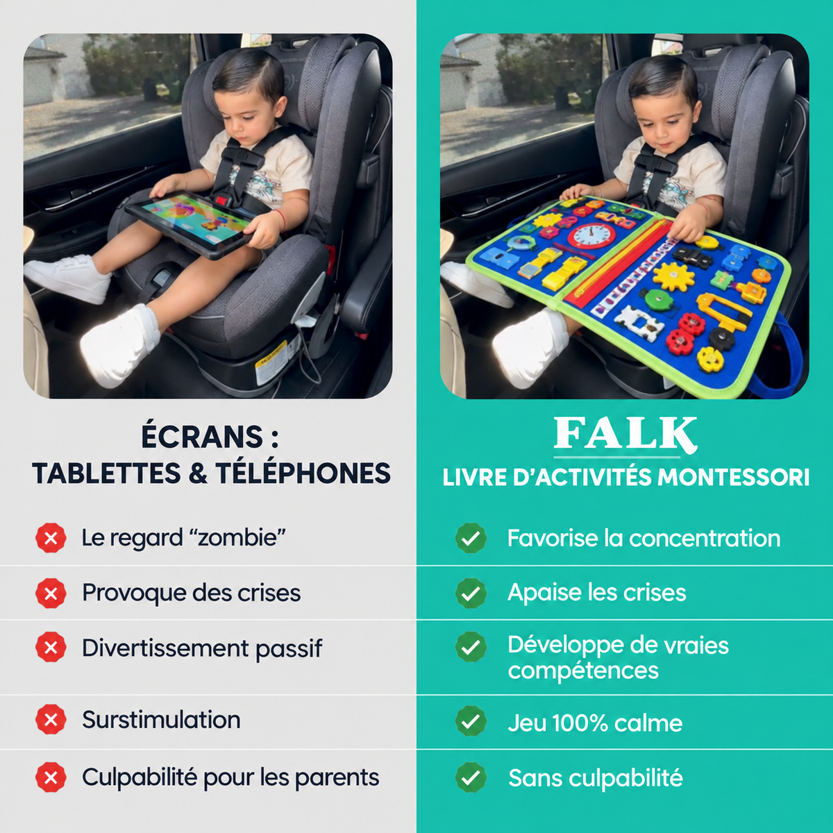 Le livre d'activités Montessori-FALK
